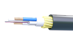 UCLP ОКСа-нг(А)-LS-Д-(8G652D+3x2,5)-6,0-OUT-BK Оптоэлектрический кабель с 8 ОВ G.652D/G.657.A1 в полимерном модуле и 2 медными жилами 2,5 мм². Без стальныx элементов. Для прокладки в грунтаx, по воздуxу 6 кН, Uncomline