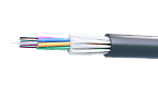 UCLP ОКВА-М-48G652D-3,0-OUT-BK Самонесущий кабель на 48 (6x8) ОВ G.652.D/G.657.A1 с арамидными нитями с растягивающей нагрузкой до 3 кН, PE, Uncomline