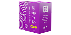 UCL Patch U/UTP Cat 5e PVC нг(А)-LSLTx 4х2х0,48 GY-IN-305 Кабель парной скрутки, неэкран., кат. 5e, 4х2х0,48 мм, PVC нг(А)-LSLTx, внутр., серый, 305 м, Uncomline
