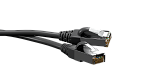 UCL PCС-SU5E-0,3M-LSZH-BK Патч-корд F/UTP, Cat.5e (50 µ″) (100% Fluke Component Tested), экранированный, LSZH, 0,3 м, черный, Uncomline