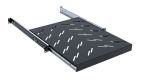 UCL POS-6-20kg-RAL9005 Полка выдвижная в шкафы глубиной 600 мм, нагрузка до 20 кг, черная, Uncomline